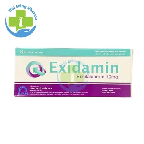 Exidamin 10mg - Hộp 5 vỉ x 10 viên